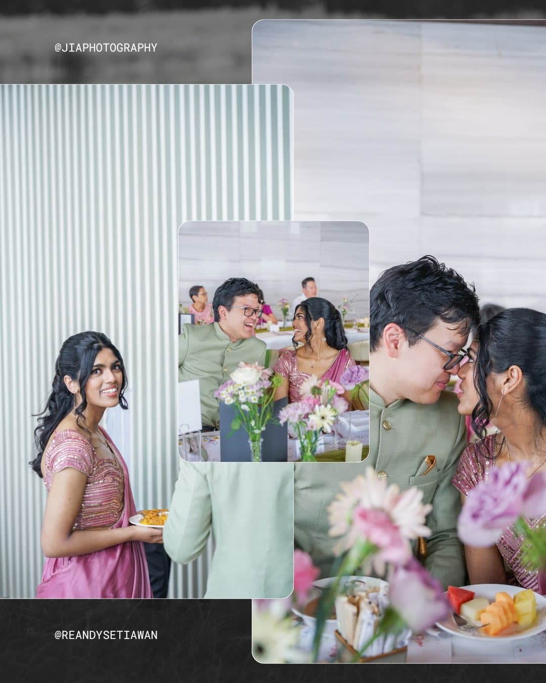 Candid moment from a family celebration