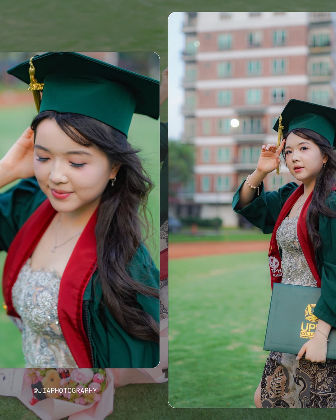 Graduation portrait by Jia Photography